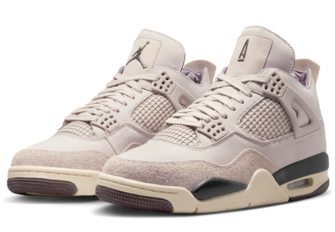 Air Jordan 4 x A Ma Maniere Women's Sneakers - Fossil Stone (FZ4810-200)