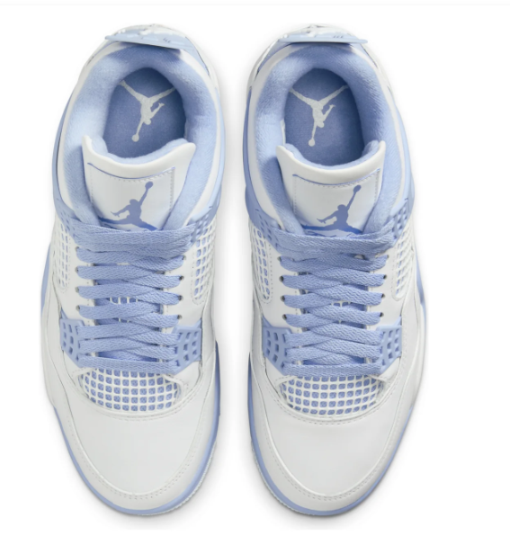 Air Jordan 4 Women's Sneakers - Forget Me Not (HV0823-100)