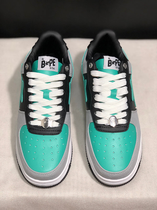 BAPE STA Low Sneakers – Mint/Black/Grey