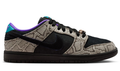 Nike SB Dunk Low x Dashawn Jordan 'Snake Skin / Black / Fierce Purple' Skate Shoe